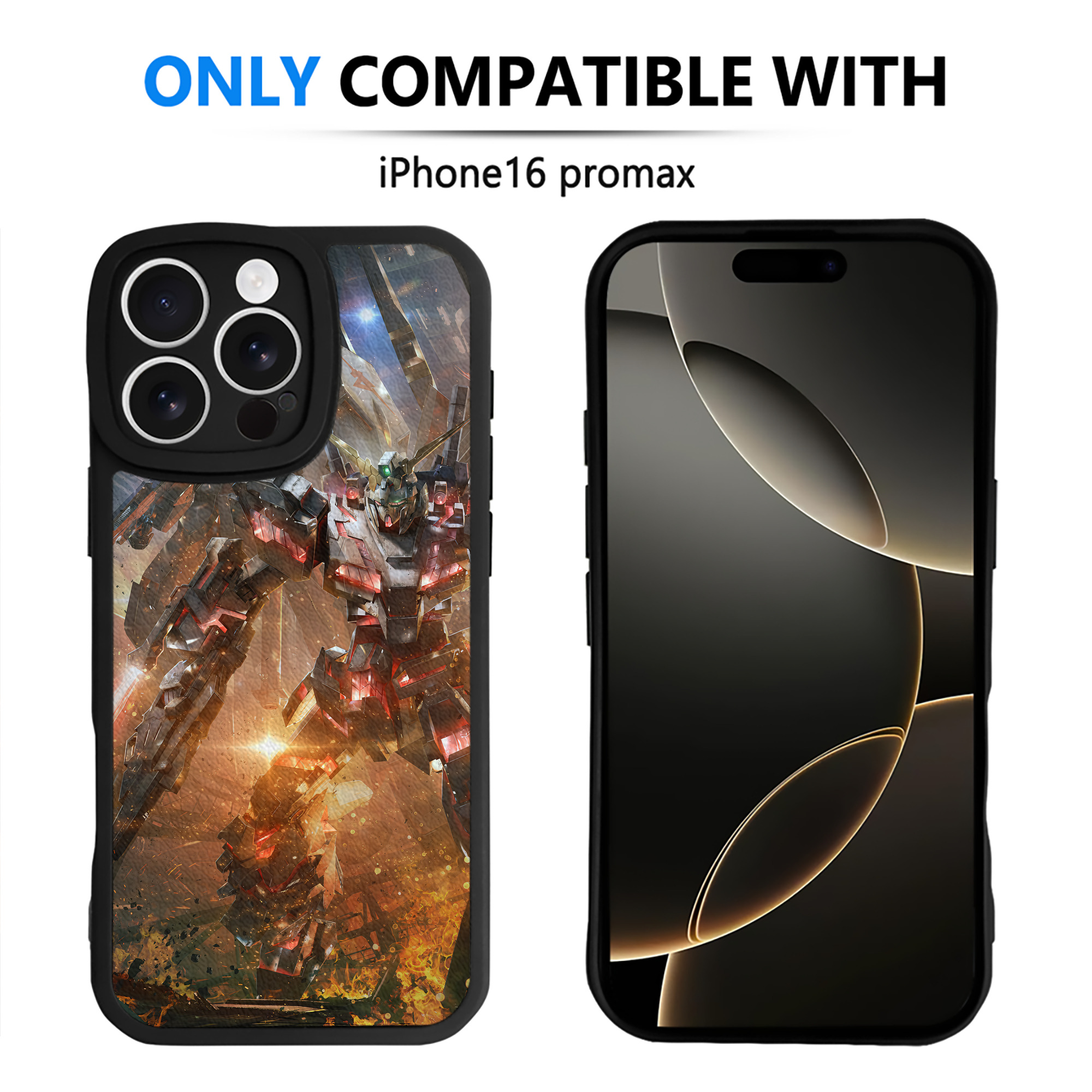 （画像用） 機動戦士ガンダム Mobile Suit Gundam 【iPhone 16シリーズ対応】シリコンスマホケース（レザー調） 材質：シリコン